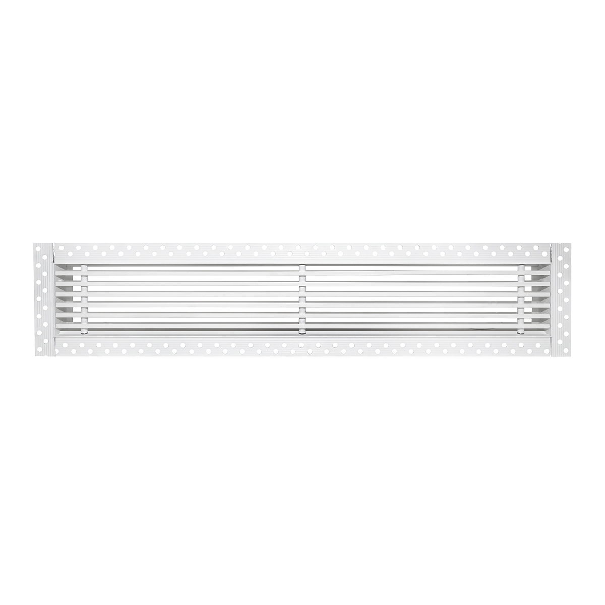 Дизайнерская съемная решетка для скрытого монтажа Brofer FUTURE-10 600x125 белая