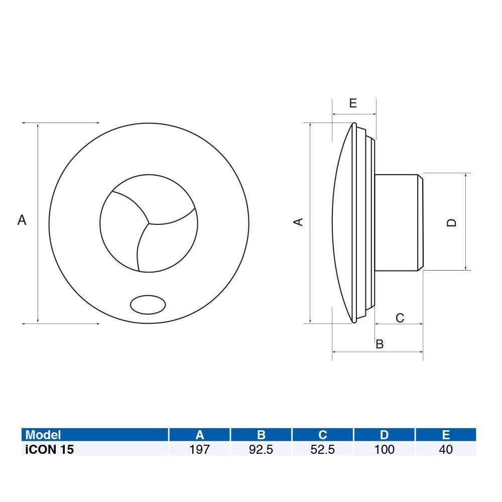 Вентилятор накладной Airflow iCON ECO 15 Sandstone